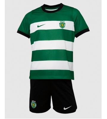 Sporting CP Primera Equipación Niños 2023-24 Manga Corta (+ Pantalones cortos)